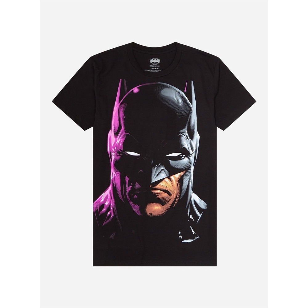 New Hot Topic Sold out Batman Jumbo Portrait Shirt Men's Small DC Comics Hero